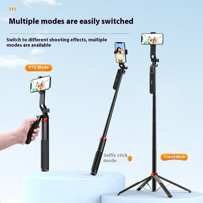 Bluetooth Live Quadrupod Selfie Stick Tripod