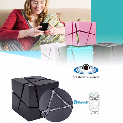 Cube Bluetooth Speaker Creative Colorful Lights Mobile Phone Subwoofer