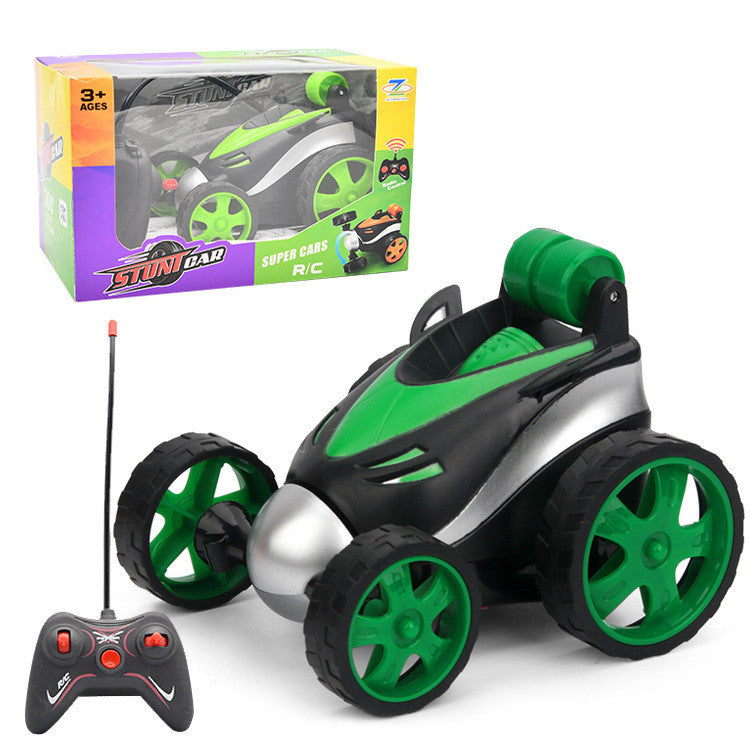 4571 factory remote control rollover Stunt Car rollover cart boy children''s stand hot selling electric toys