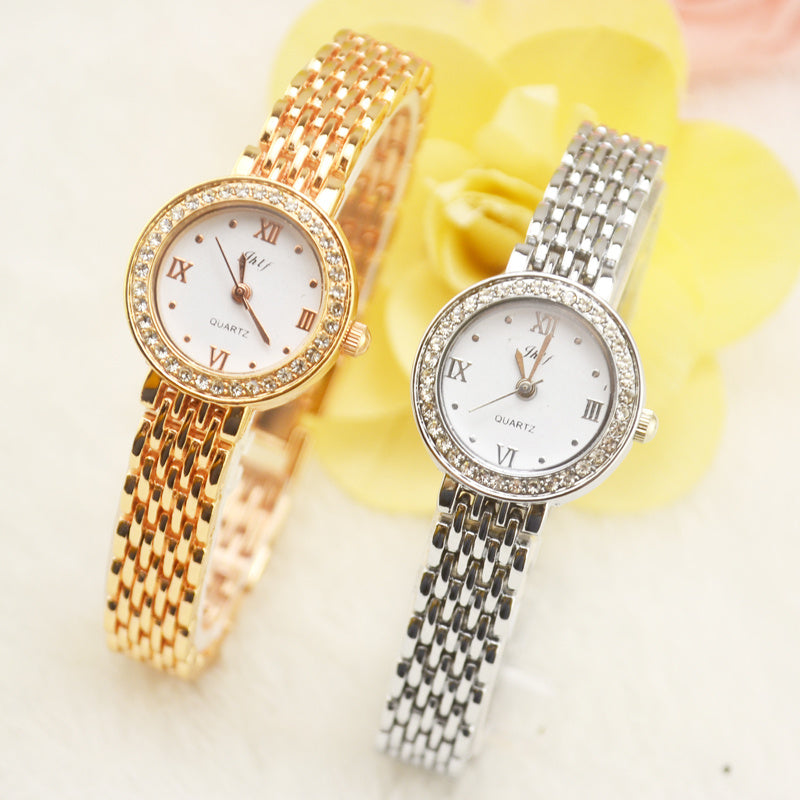 Watch crystal rhinestone watch