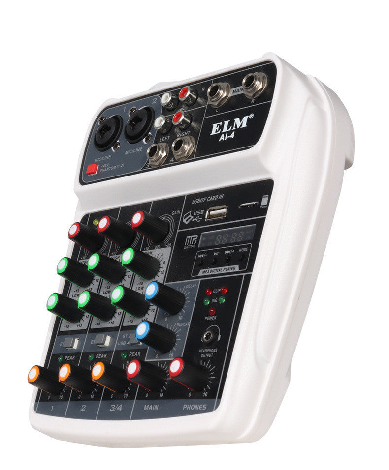 Performance Singing Recording Portable Mixer 4-way Mixer