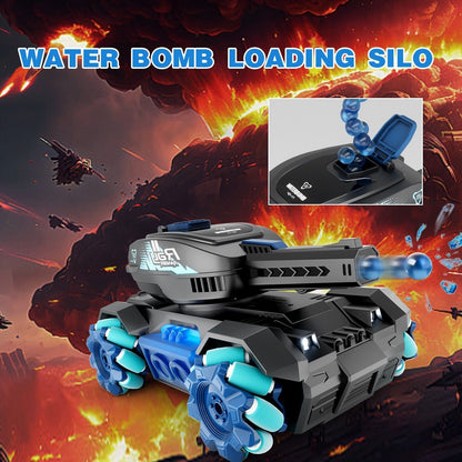 RC Tank Toys Four Wheel Drive Remote Control Car 2.4G Gesture Control Water Bomb