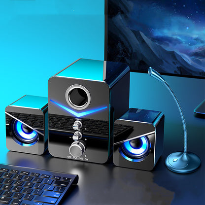 Compatible With  , Computer Audio Home Desktop Notebook Universal Small Speaker