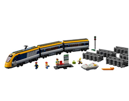 Electric Remote Control Passenger Train Assembled Building Blocks Children's Educational Toys