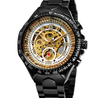 Personalized All-steel Hollow Automatic Mechanical Watch Fashion Watch For Men