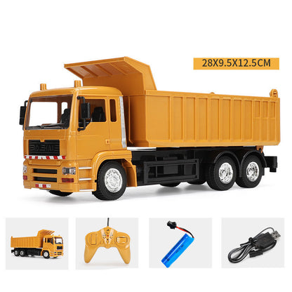 Excavator Dump Mixer Crane Child Boy