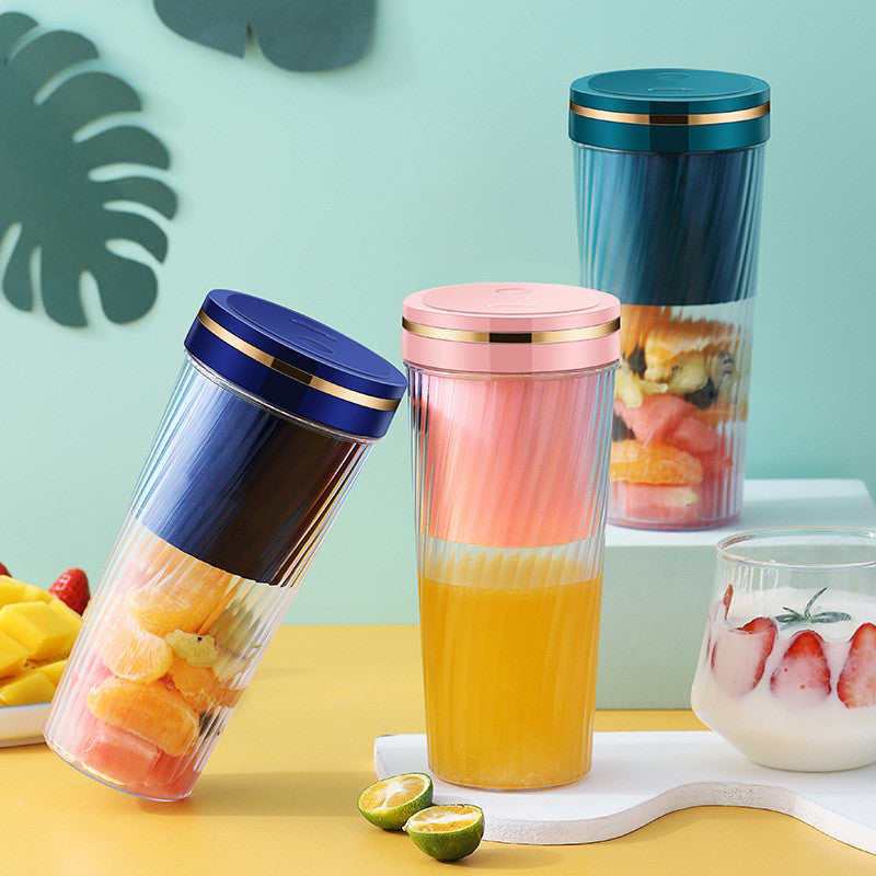 Portable Blender Mini Home Fruit Juicer Cup Wireless USB Electric Fruit Juice Machine