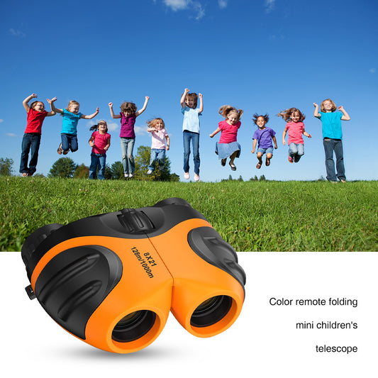 Portable Children's Binoculars Color Paul Binoculars Mini Pocket Binoculars