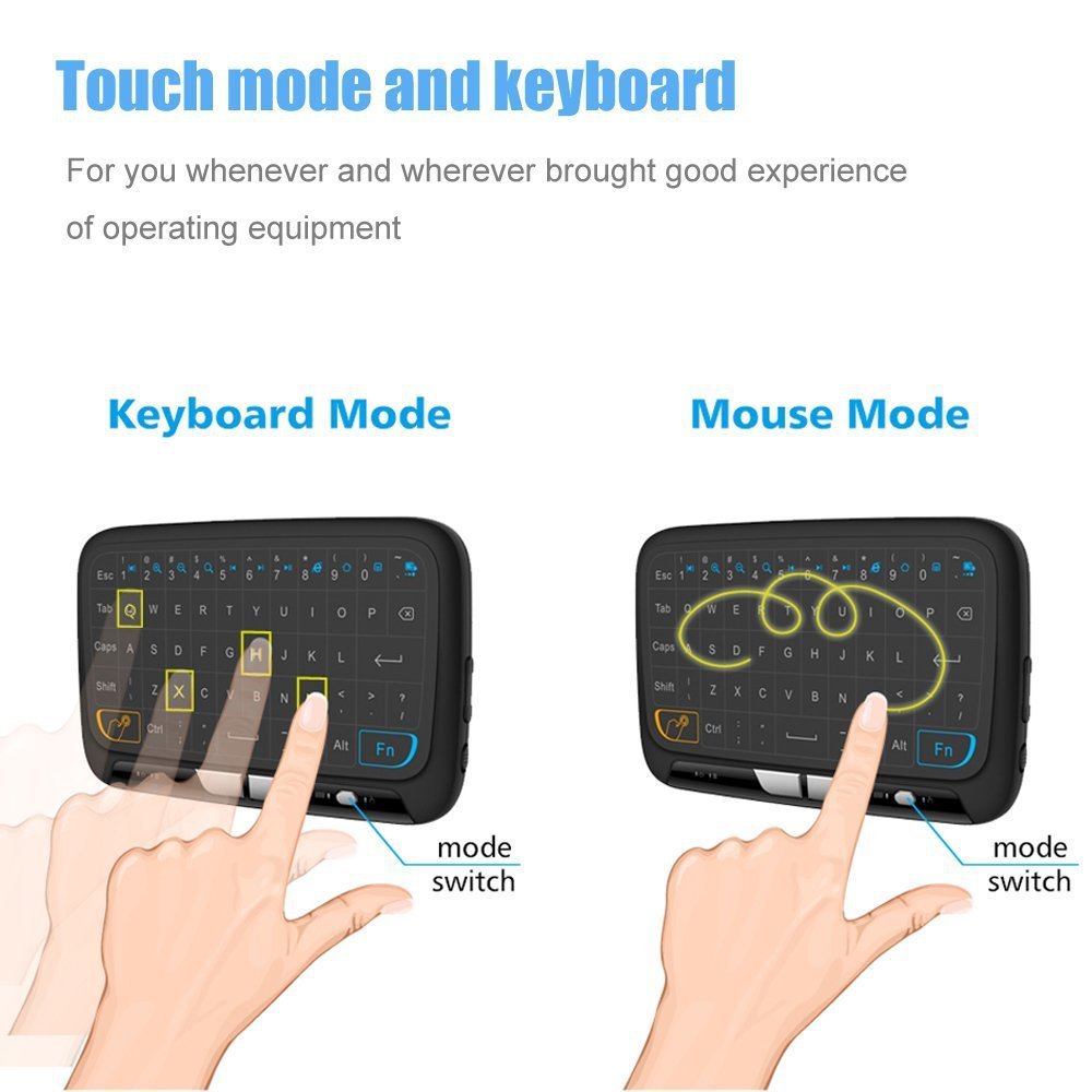 Mini H18 Wireless Keyboard 2.4GHz AirFly Mouse Remote Control Game Touchpad For Android TV Box Notebook Tablet