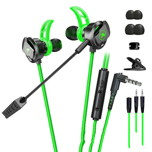 Wired Mobile Phone Computer Headset Headset In-ear Long Mic Gaming