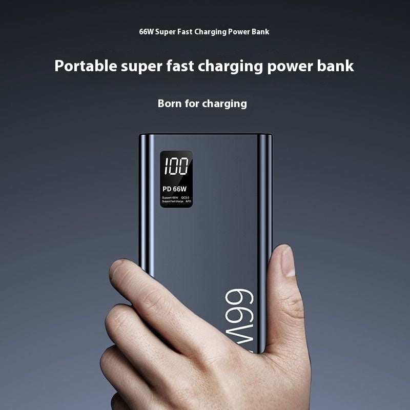 3C Certified Large Capacity 50000 MA 66W Super Fast Charge 20000 Mah10000 Power Bank