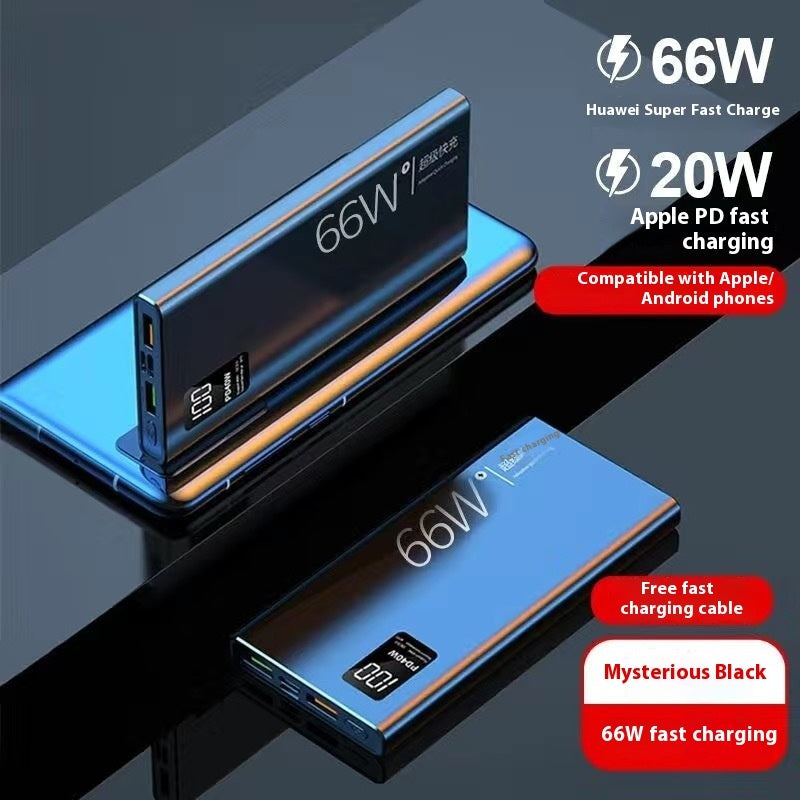 3C Certified Large Capacity 50000 MA 66W Super Fast Charge 20000 Mah10000 Power Bank