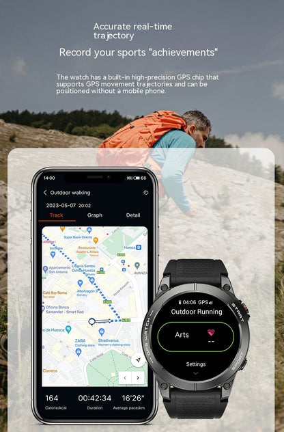 S53 Outdoor GPS Sports Call Smart Watch