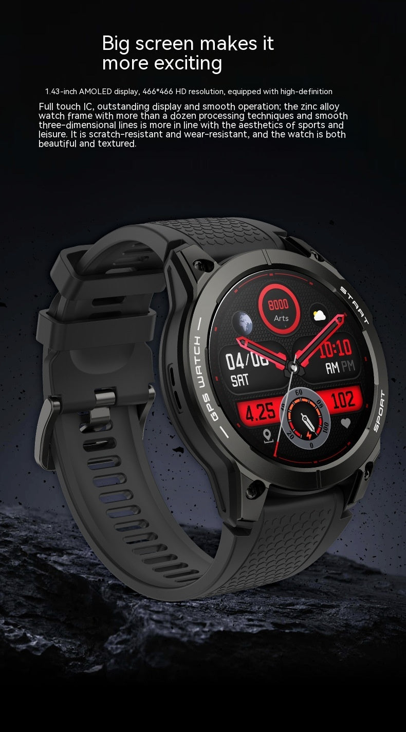 S53 Outdoor GPS Sports Call Smart Watch