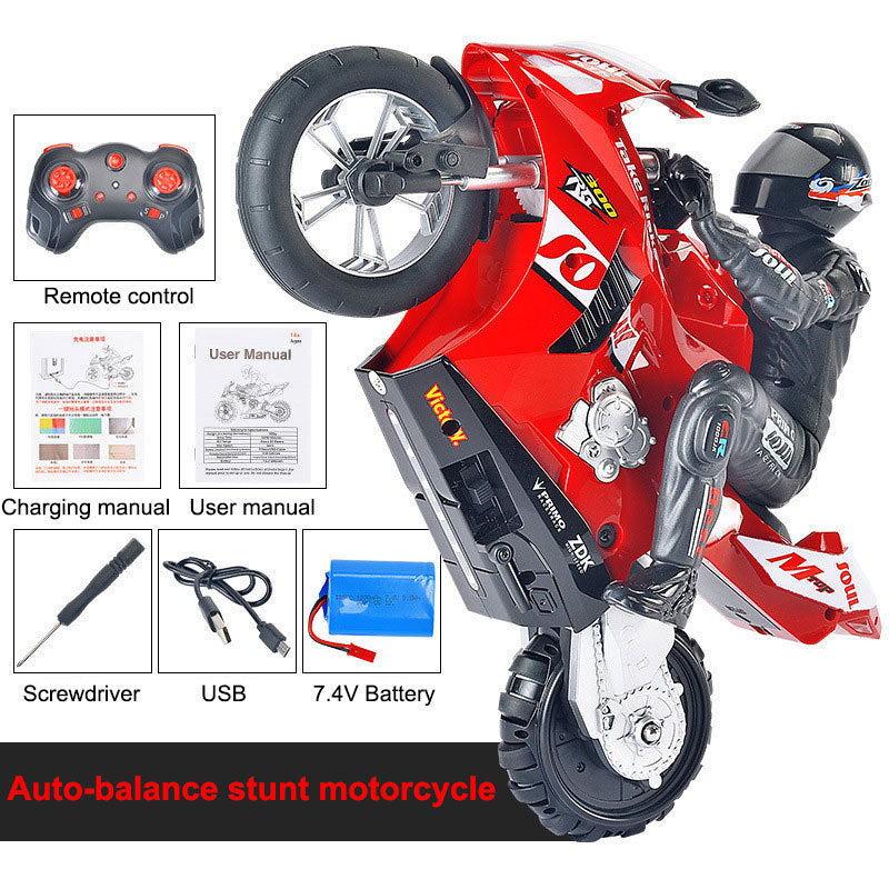 Side-tracking Off-road Unicycle Remote Control Electric Motorcycle Children Toys