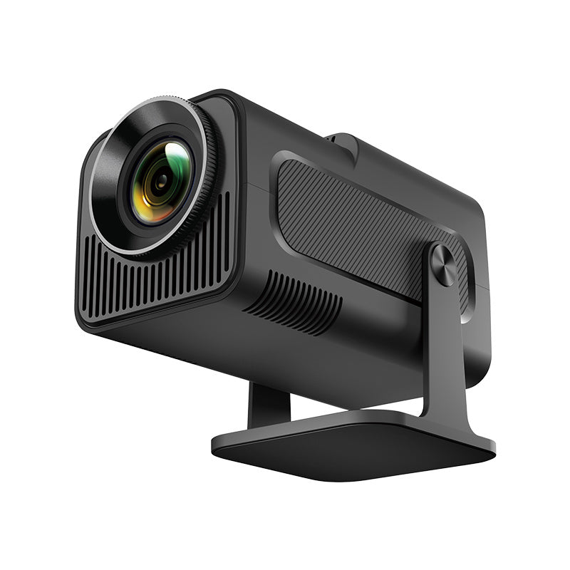 HY320 Android AOSP Projector  4K Hard Decoding, Dual-band Wi-Fi 6  And BT5.0 1080P Native Resolution, 300 ANSI Lumens Brightness.