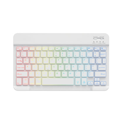 Backlit Bluetooth Keyboard Tablet 10-inch Colorful Light