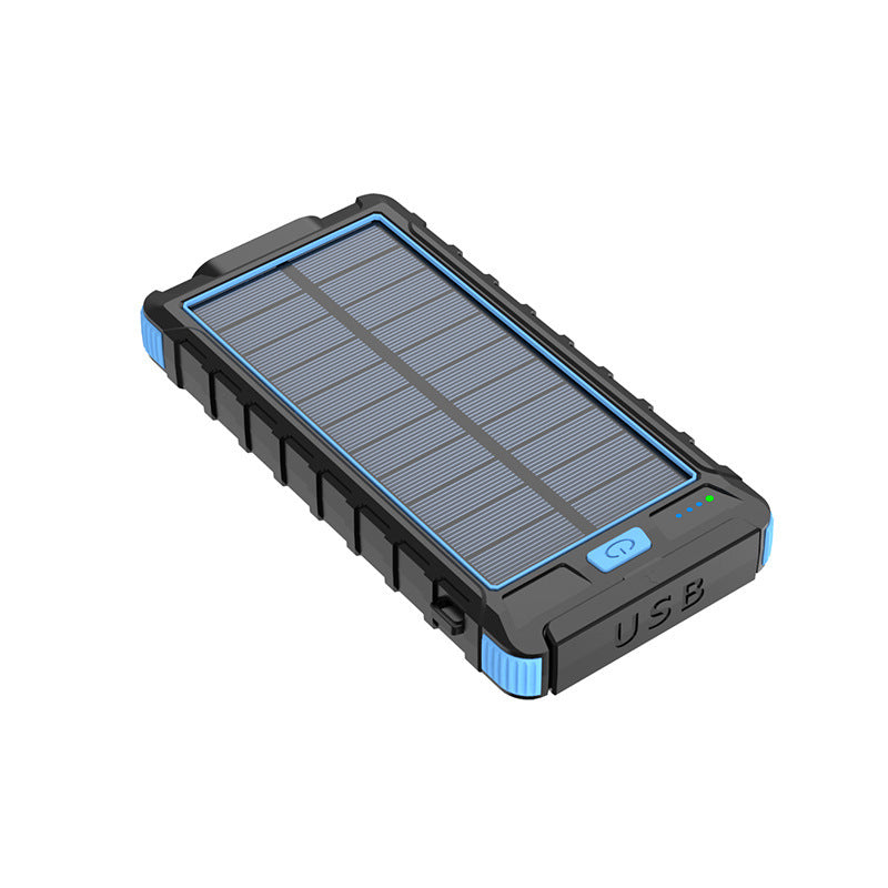 New solar wireless power bank Outdoor PD fast charging ultra-large capacity 20000 mAh power bank