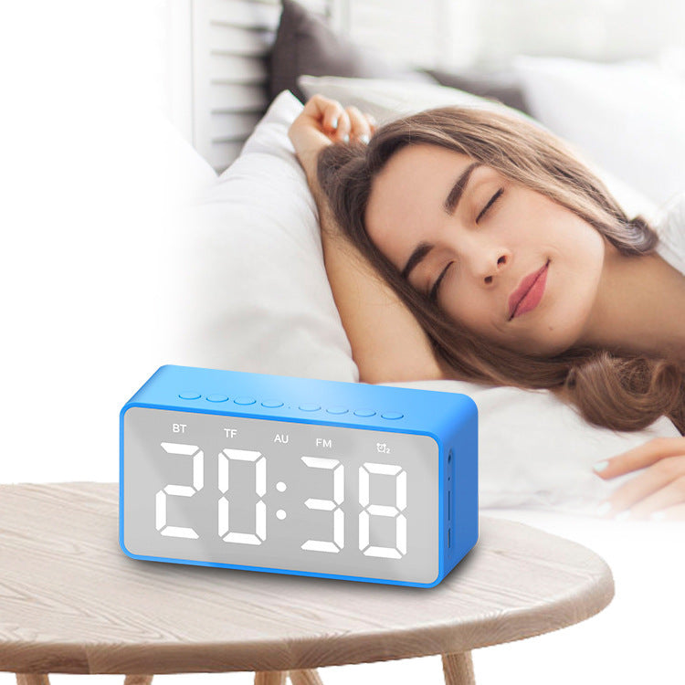 Alarm clock bluetooth speaker