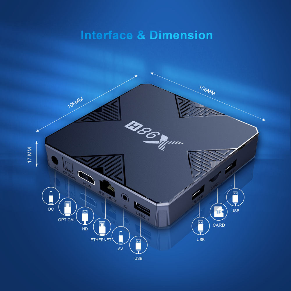 Set-top Box Android Bluetooth Dual WiFi TV Box