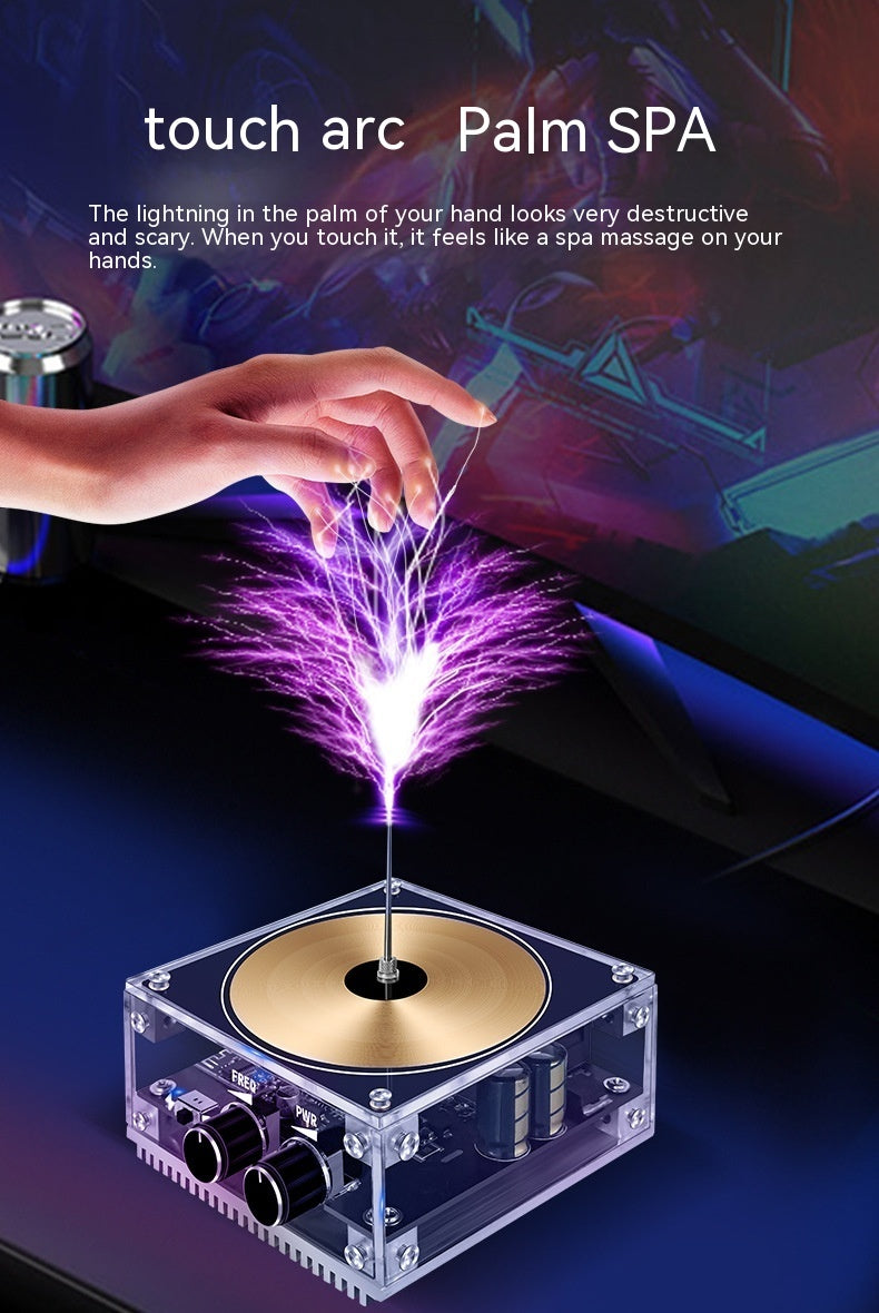 Music Tesla Coil Hand-touching Lightning Bluetooth In Palm