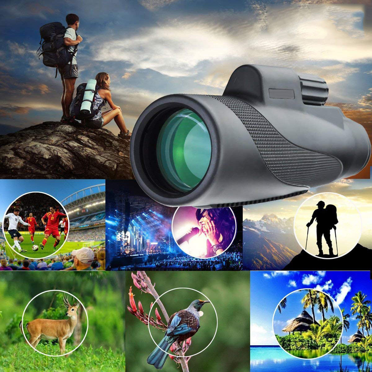 12X50 monocular telescope