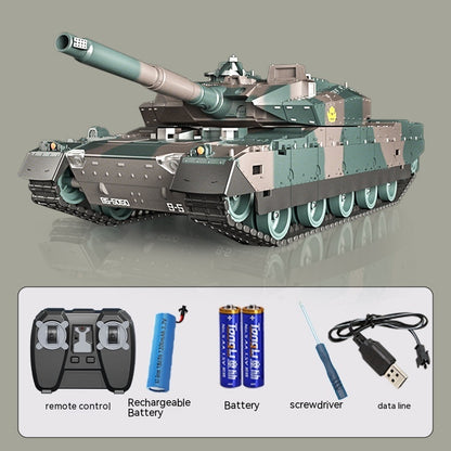 Large Charging Battle Tank Toys Remote Control Tank Model