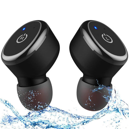 new TWS wireless Bluetooth headset 5.0 magnetic tape charging bin Bluetooth headset IPX8 waterproof