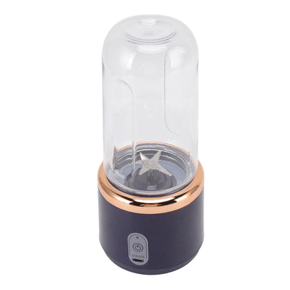 300ml Portable Blender Cordless for Shakes Juice Six Blades USB Charging with Bottle and Lid