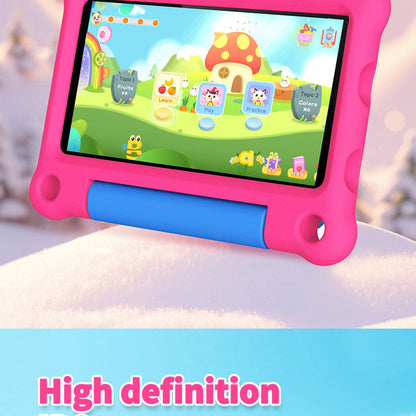 G-tab T7 Kids Tablet  7 Inch 1024&600 IPS Screen  Android 14  1.5GHz Quad-core CPU  4GB RAM 2GB &2GB Expansion 64GB ROM 2.4&5GHz WiFi  3000mAh Battery  2MP&2MP Camera-Pink