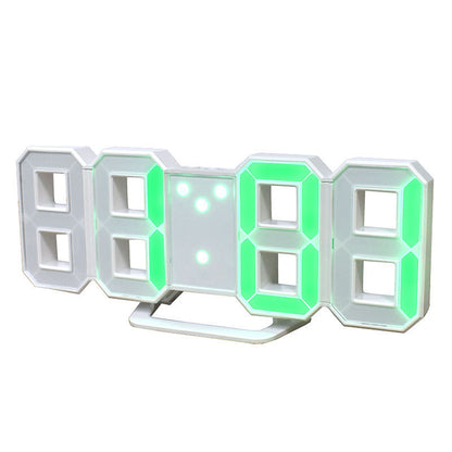 LED 3D Stereo Creative Alarm Clock Large Digital Display Electronics