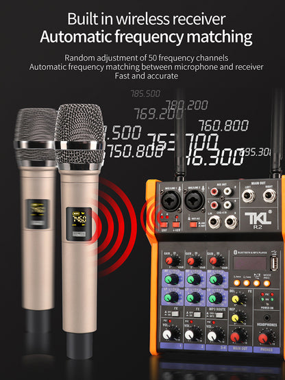 Power Supply USB With Mixer With Microphone Mixer