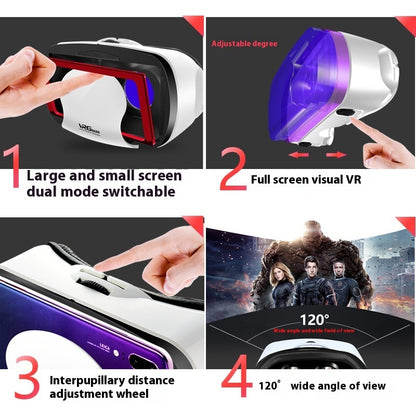 Classic White VR Glasses For Mobile Phones