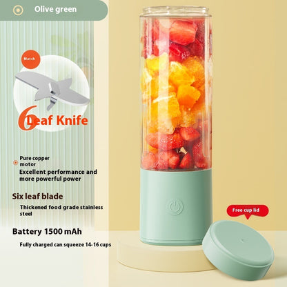 Household Portable Juicer Cup Rechargeable Electric Vegetable And Fruit Multifunctional Mini Blender