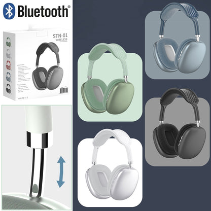 Wireless Bluetooth Headphones With Noise Cancelling Over-Ear Sport Earphones UK