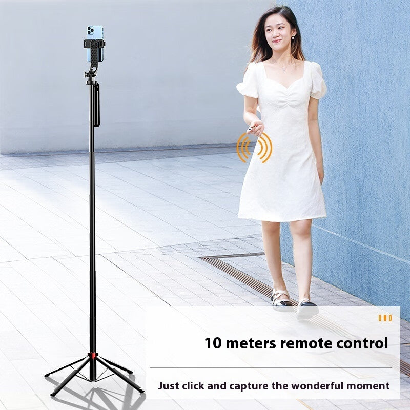 Bluetooth Live Quadrupod Selfie Stick Tripod