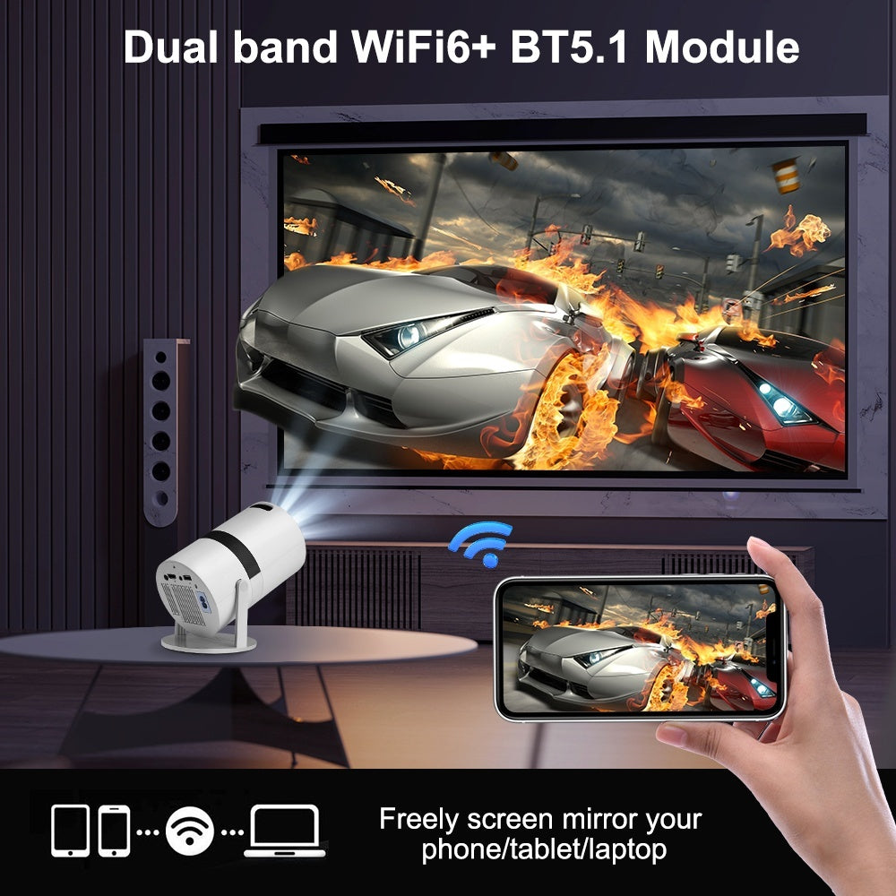 HY310 4K Dual WiFi HD Projector Portable Home 720p