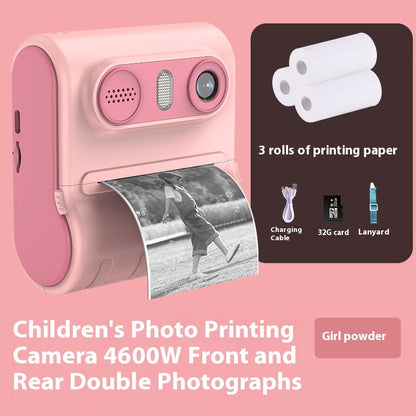 Instant Thermal 4600W HD Dual-camera Children's Printing Camera