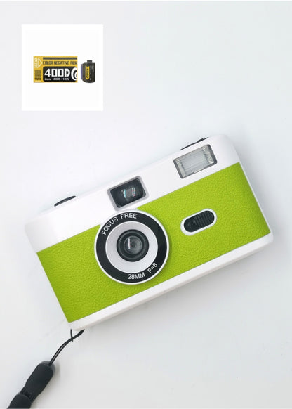 Macaron Color Reusable Retro Film Camera