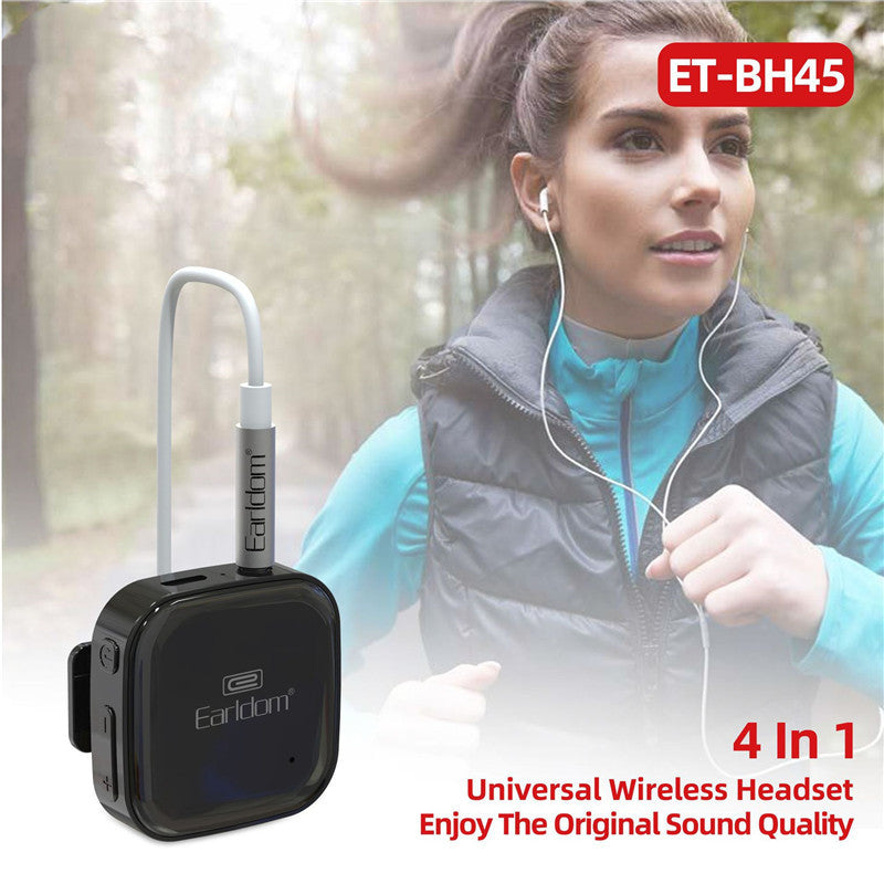 Bluetooth audio receiver running headphones