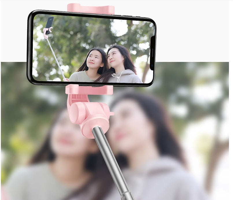 Line Bluetooth Mobile Selfie Stick Creative Folding