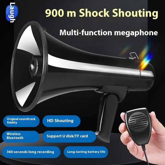 High-power Handheld Sales Speaker Outdoor Propaganda Recording Charging Loudspeaker