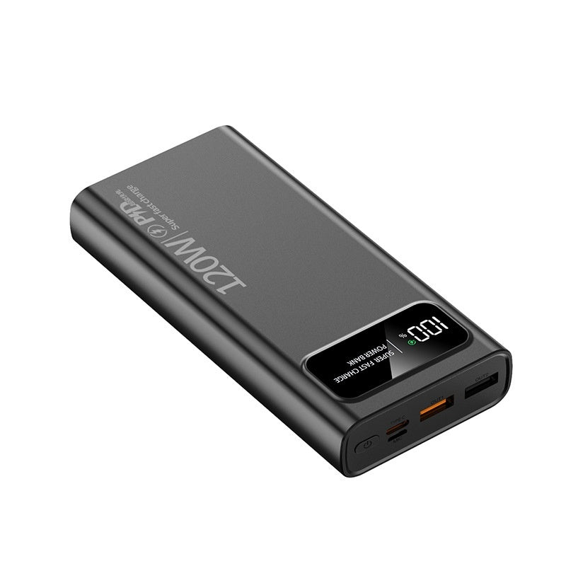 New 120W Power Bank 20000 MA Super Fast Charge Large Capacity Mobile Power Supply