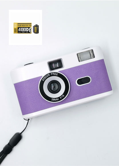 Macaron Color Reusable Retro Film Camera