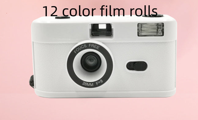 Macaron Color Reusable Retro Film Camera