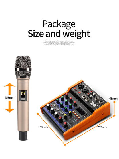 Power Supply USB With Mixer With Microphone Mixer