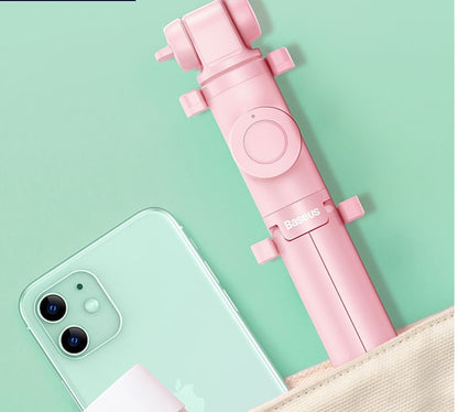 Line Bluetooth Mobile Selfie Stick Creative Folding