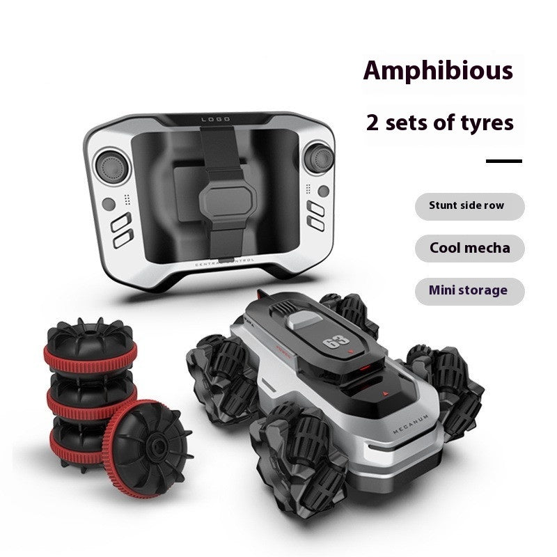 Remote Control Amphibious Cool Mech Rechargeable All Terrain Stunt Off-road Children's Toys