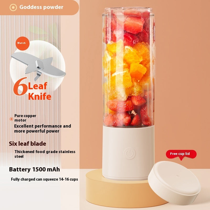 Household Portable Juicer Cup Rechargeable Electric Vegetable And Fruit Multifunctional Mini Blender