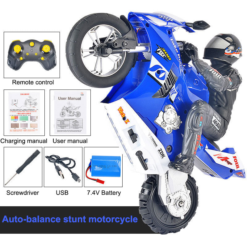 Side-tracking Off-road Unicycle Remote Control Electric Motorcycle Children Toys